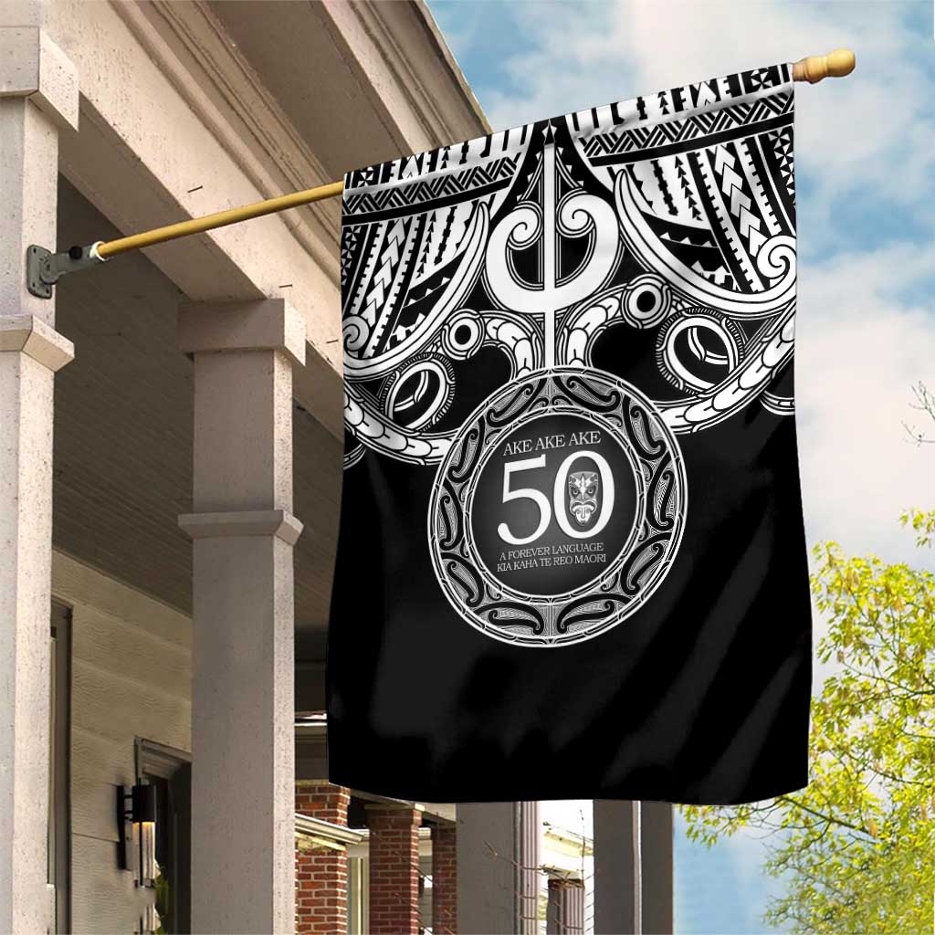 Kia Kaha Te Reo Maori New Zealand Garden Flag 50th Anniversary Ake Ake Ake - Polynesian Pride