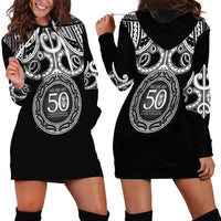 Kia Kaha Te Reo Maori New Zealand Hoodie Dress 50th Anniversary Ake Ake Ake - Polynesian Pride