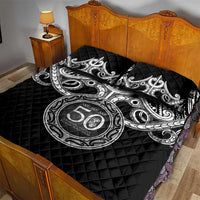 Kia Kaha Te Reo Maori New Zealand Quilt Bed Set 50th Anniversary Ake Ake Ake - Polynesian Pride