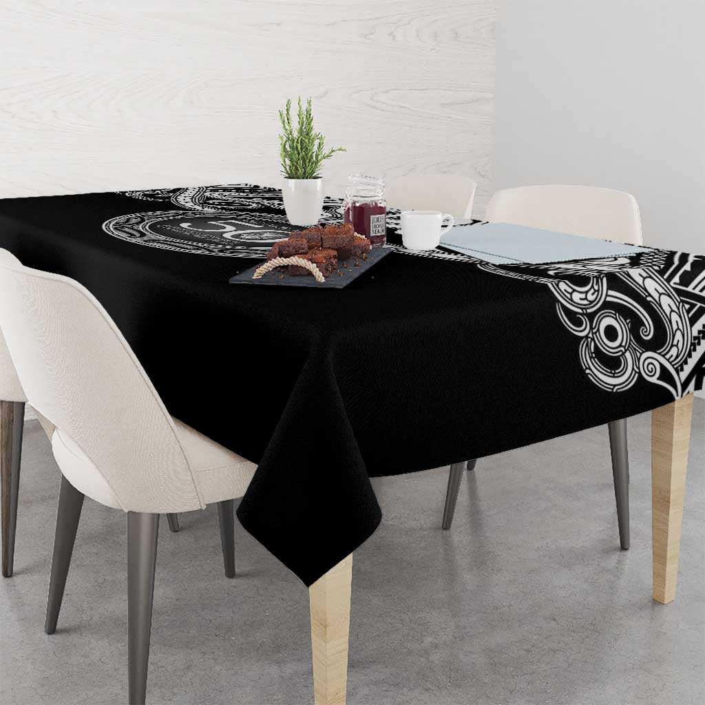 Kia Kaha Te Reo Maori New Zealand Tablecloth 50th Anniversary Ake Ake Ake - Polynesian Pride