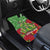 Kakapo New Zealand Christmas Car Mats Meri Kirihimete Pohutukawa - Green Color