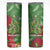 Kakapo New Zealand Christmas Skinny Tumbler Meri Kirihimete Pohutukawa - Green Color