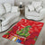 Kakapo New Zealand Christmas Area Rug Meri Kirihimete Pohutukawa - Red Color