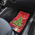 Kakapo New Zealand Christmas Car Mats Meri Kirihimete Pohutukawa - Red Color