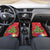 Kakapo New Zealand Christmas Car Mats Meri Kirihimete Pohutukawa - Red Color