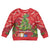 Kakapo New Zealand Christmas Kid Ugly Christmas Sweater Meri Kirihimete Pohutukawa - Red Color