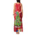 Kakapo New Zealand Christmas Tank Maxi Dress Meri Kirihimete Pohutukawa - Red Color