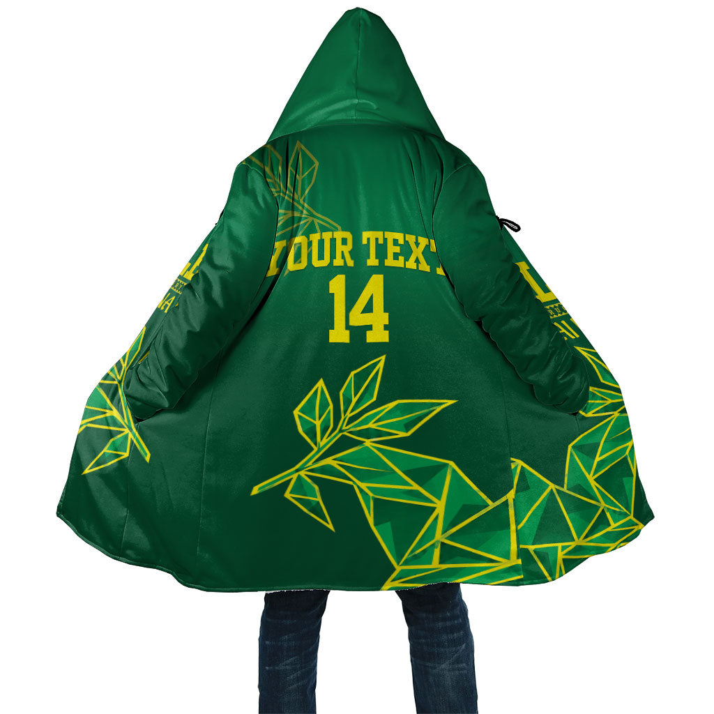 Fiji Tailevu Rugby Custom Cloak Warai Na Leqa LT14 Unisex Green - Polynesian Pride