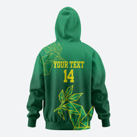 Fiji Tailevu Rugby Custom Zip Hoodie Warai Na Leqa LT14 - Polynesian Pride
