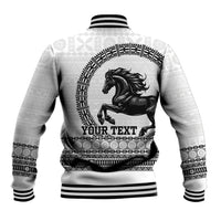 Fiji Nadroga Rugby Personalised Baseball Jacket Go Stallions Fijian Tapa LT14 - Polynesian Pride