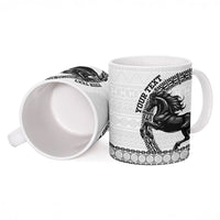 Fiji Nadroga Rugby Personalised Ceramic Mug Go Stallions Fijian Tapa LT14 - Polynesian Pride
