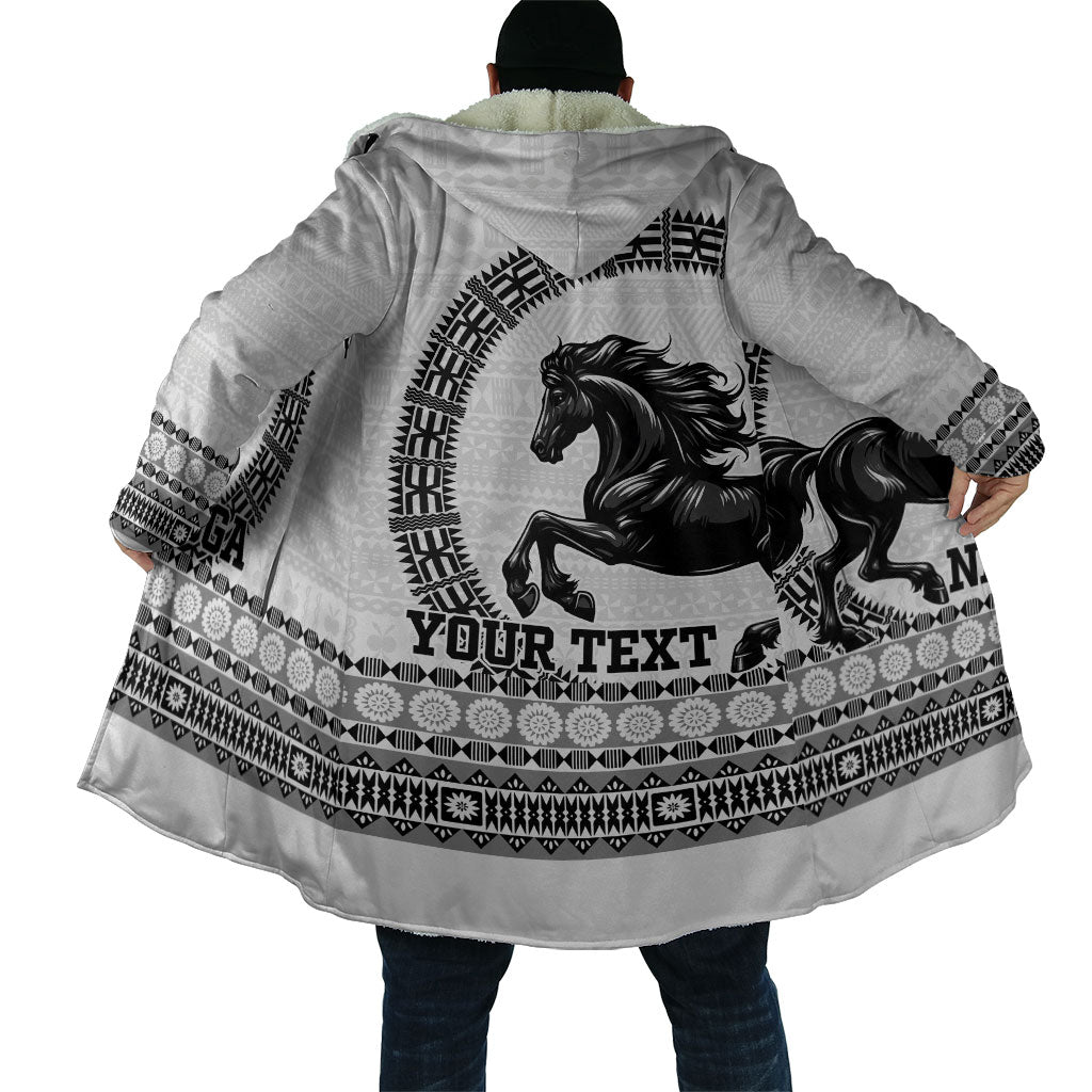 Fiji Nadroga Rugby Personalised Cloak Go Stallions Fijian Tapa LT14 - Polynesian Pride