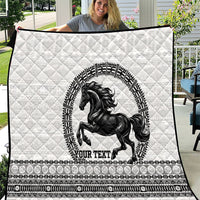 Fiji Nadroga Rugby Personalised Quilt Go Stallions Fijian Tapa LT14 White - Polynesian Pride