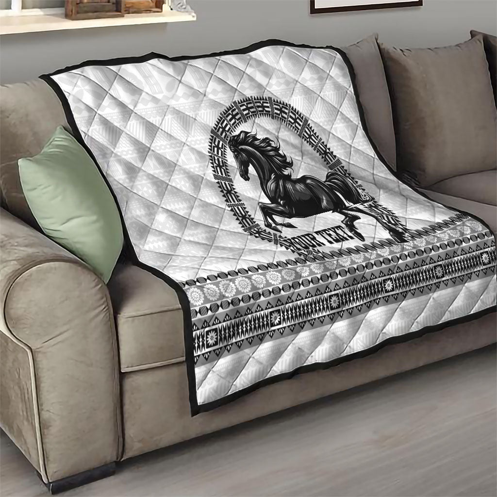 Fiji Nadroga Rugby Personalised Quilt Go Stallions Fijian Tapa LT14 - Polynesian Pride