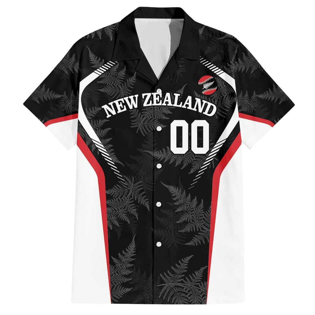 Custom New Zealand Silver Fern Softball Hawaiian Shirt Go Aotearoa