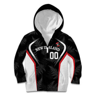 Custom New Zealand Silver Fern Softball Kid Hoodie Go Aotearoa