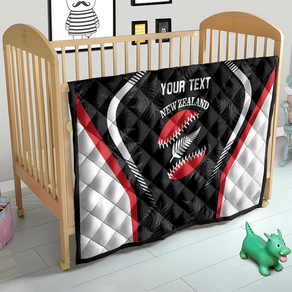 Custom New Zealand Silver Fern Softball Quilt Go Aotearoa LT14 - Polynesian Pride