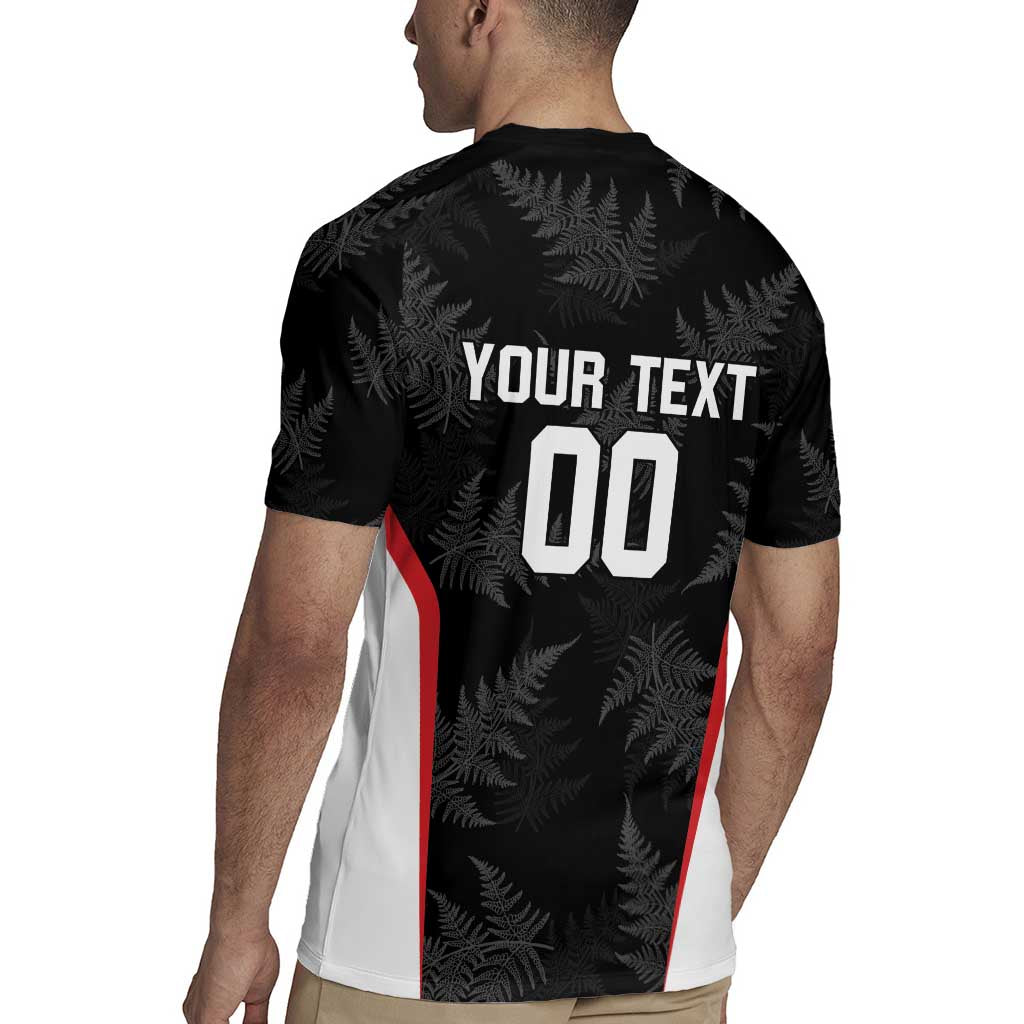 Custom New Zealand Silver Fern Softball Rugby Jersey Go Aotearoa