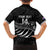 Custom Aotearoa Ice Hockey Family Matching Puletasi and Hawaiian Shirt NZ Tiki Mascot - Maori Pattern