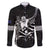 Custom Aotearoa Ice Hockey Family Matching Puletasi and Hawaiian Shirt NZ Tiki Mascot - Maori Pattern