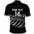 Custom Aotearoa Ice Hockey Polo Shirt NZ Tiki Mascot - Maori Pattern