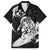 Personalised New Zealand Surfing Family Matching Puletasi and Hawaiian Shirt Aotearoa Maori Tiki Haka