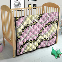 Pink Palaka Hawaii Quilt Kukui Nut Pikake Lei Hawaiian Tapa Pattern - Polynesian Pride