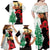 Norfolk Island ANZAC Day Family Matching Off Shoulder Maxi Dress and Hawaiian Shirt Pine Tree With Poppies Lest We Forget LT14 - Polynesian Pride