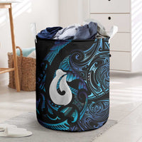 Hei Matau New Zealand Matariki Laundry Basket NZ Fish Hook Maori Art