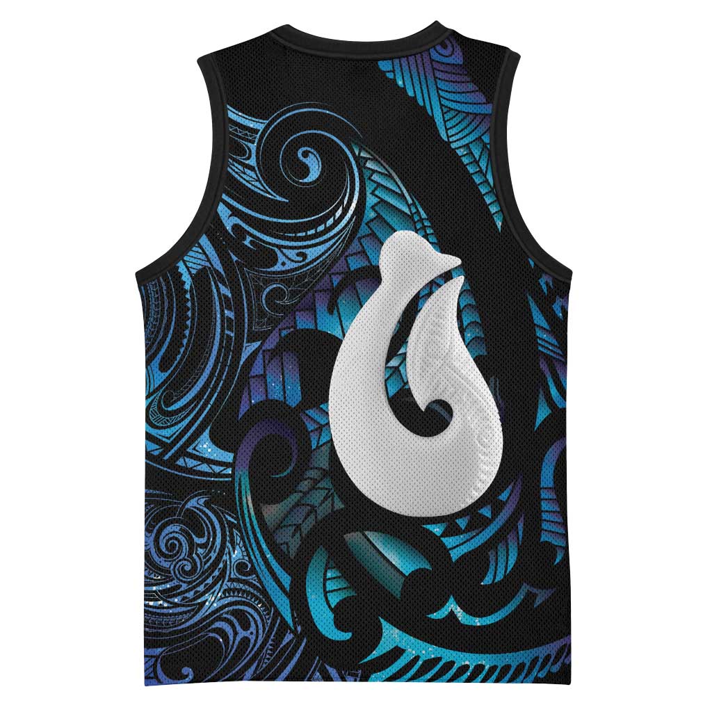 Hei Matau New Zealand Matariki Basketball Jersey NZ Fish Hook Maori Art