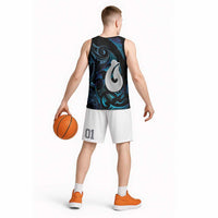 Hei Matau New Zealand Matariki Basketball Jersey NZ Fish Hook Maori Art