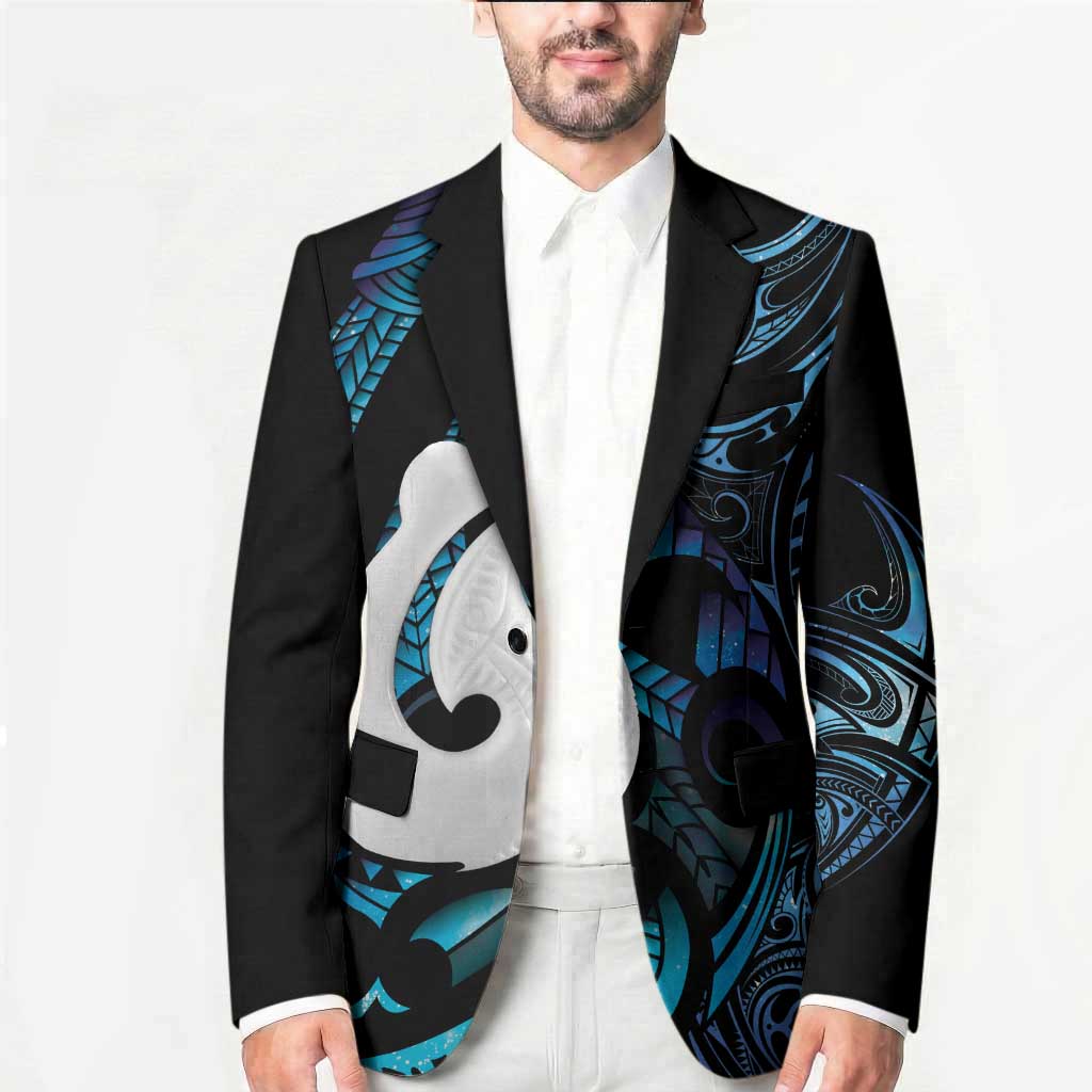Hei Matau New Zealand Matariki Blazer NZ Fish Hook Maori Art