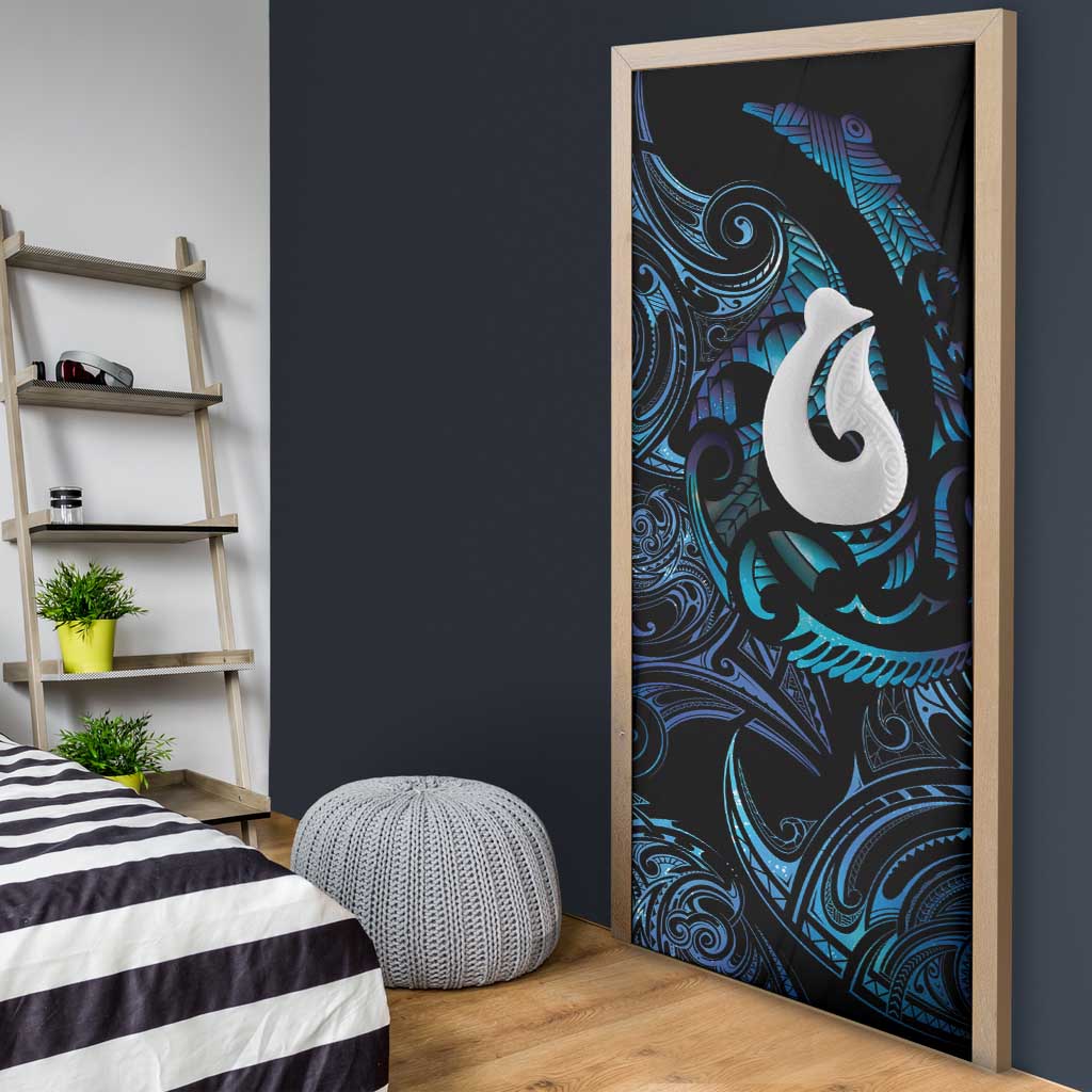 Hei Matau New Zealand Matariki Door Cover NZ Fish Hook Maori Art