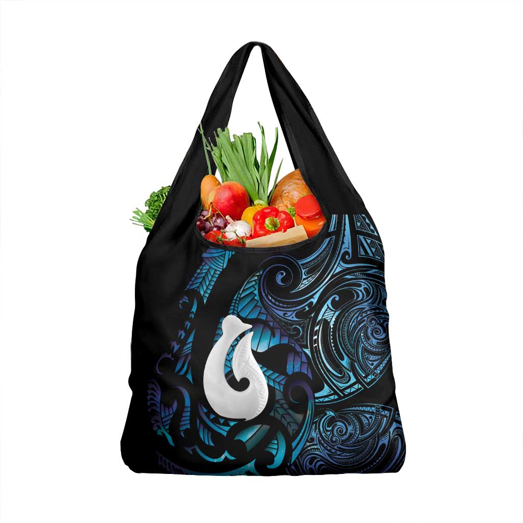 Hei Matau New Zealand Matariki Grocery Bag NZ Fish Hook Maori Art