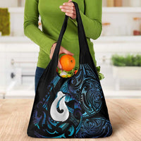 Hei Matau New Zealand Matariki Grocery Bag NZ Fish Hook Maori Art