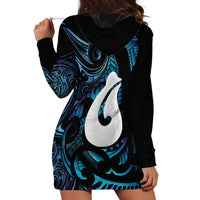 Hei Matau New Zealand Matariki Hoodie Dress NZ Fish Hook Maori Art