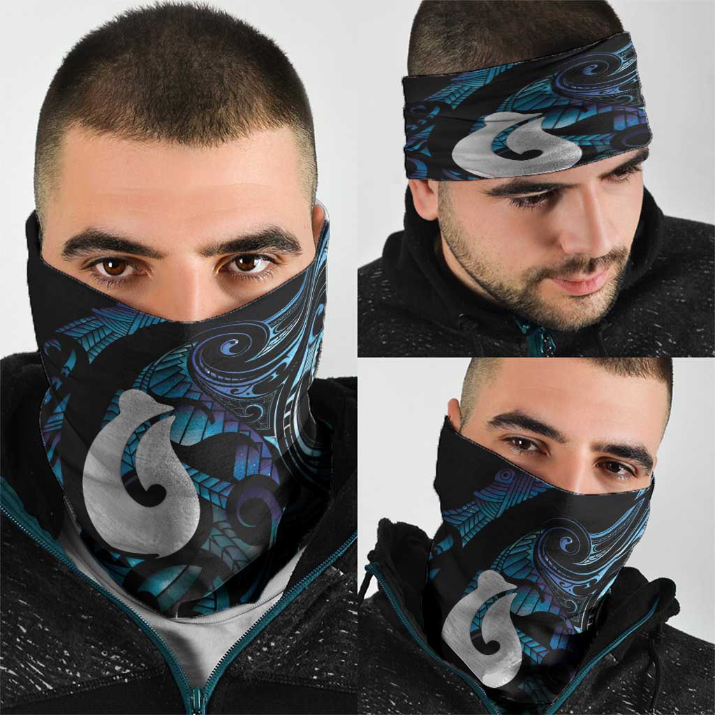 Hei Matau New Zealand Matariki Neck Gaiter NZ Fish Hook Maori Art