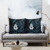 Hei Matau New Zealand Matariki Pillow Cover NZ Fish Hook Maori Art