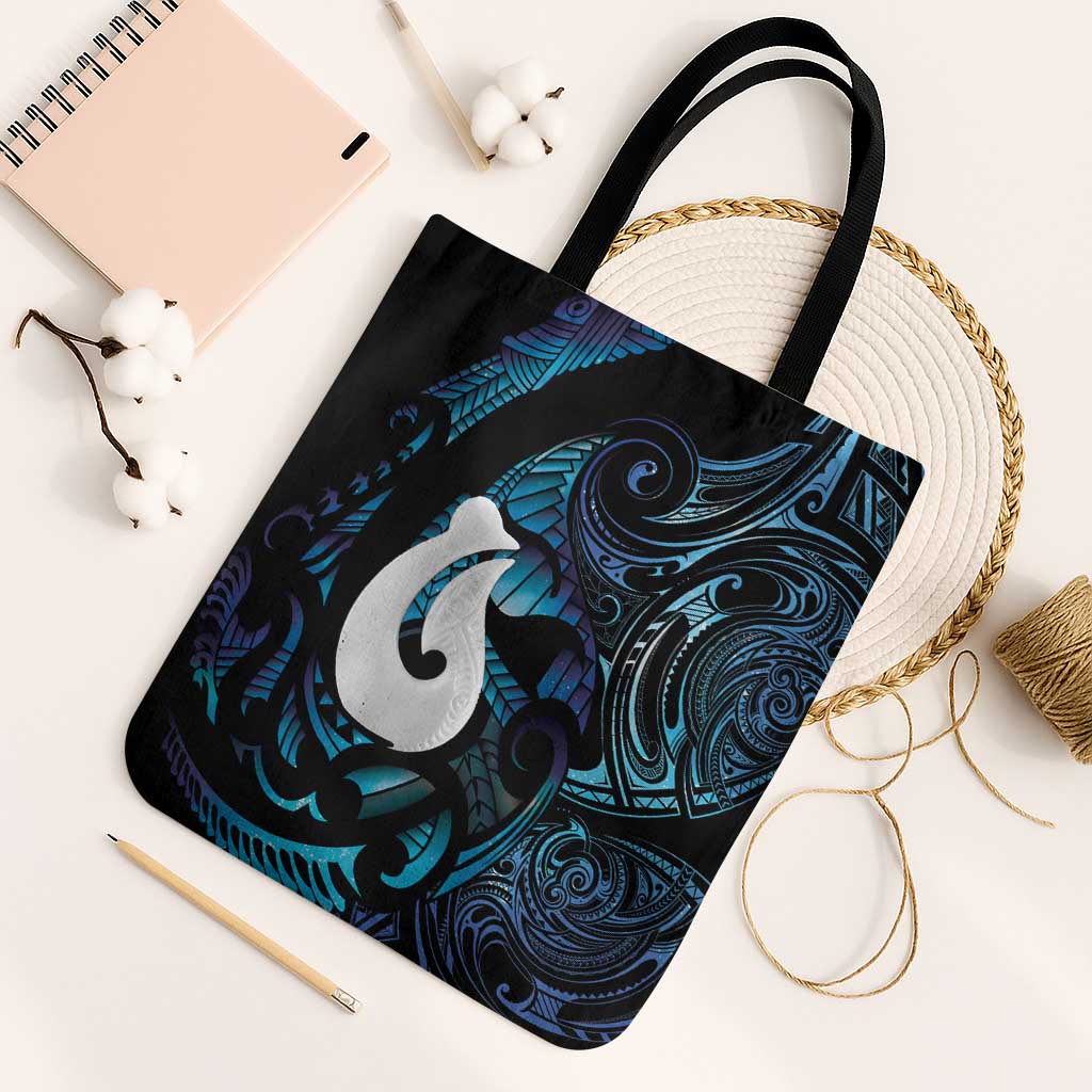 Hei Matau New Zealand Matariki Tote Bag NZ Fish Hook Maori Art