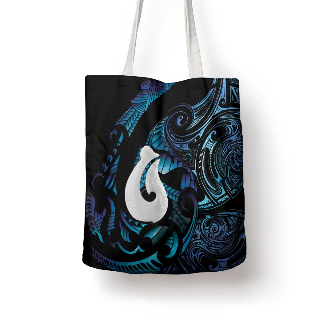 Hei Matau New Zealand Matariki Tote Bag NZ Fish Hook Maori Art