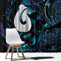 Hei Matau New Zealand Matariki Window Curtain NZ Fish Hook Maori Art