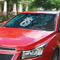 Manaia New Zealand Matariki Auto Sun Shade NZ Paua Shell Maori Art