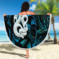 Manaia New Zealand Matariki Beach Blanket NZ Paua Shell Maori Art