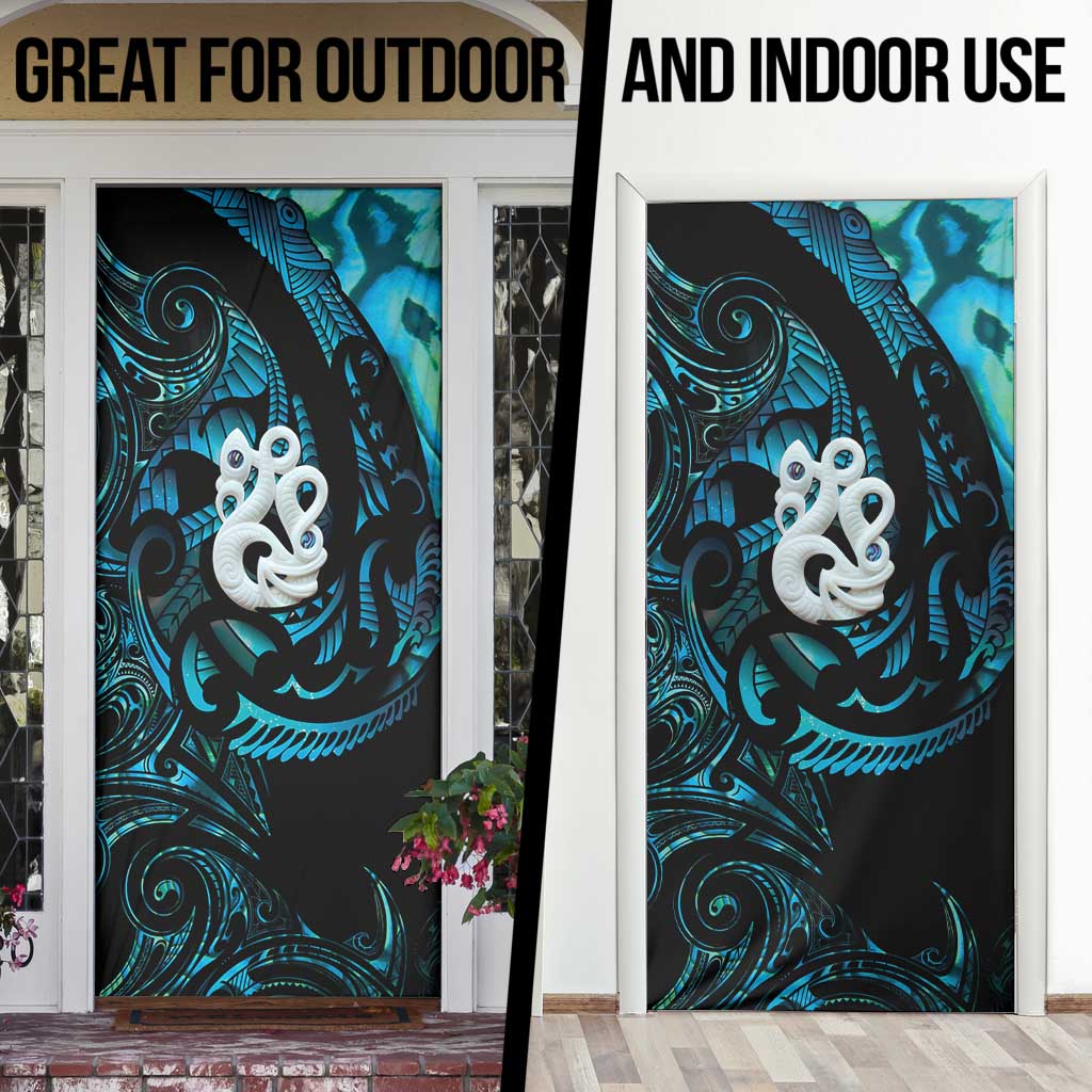 Manaia New Zealand Matariki Door Cover NZ Paua Shell Maori Art