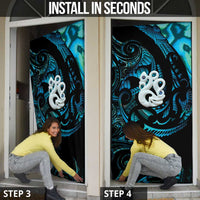 Manaia New Zealand Matariki Door Cover NZ Paua Shell Maori Art