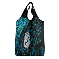 Manaia New Zealand Matariki Grocery Bag NZ Paua Shell Maori Art
