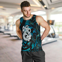 Manaia New Zealand Matariki Men Tank Top NZ Paua Shell Maori Art