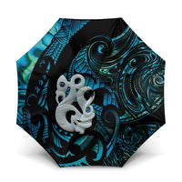 Manaia New Zealand Matariki Umbrella NZ Paua Shell Maori Art