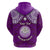 Custom Marshall Islands Hoodie Purple Polynesian Tribal Mix Coat of Arms LT14 - Polynesian Pride