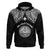 Custom Marshall Islands Hoodie Black Polynesian Tribal Mix Coat of Arms LT14 Pullover Hoodie Black - Polynesian Pride